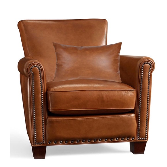 Other - Luxury Home | Rustic Farmhouse Faux Leather Lumbar Throw Pillow Cover